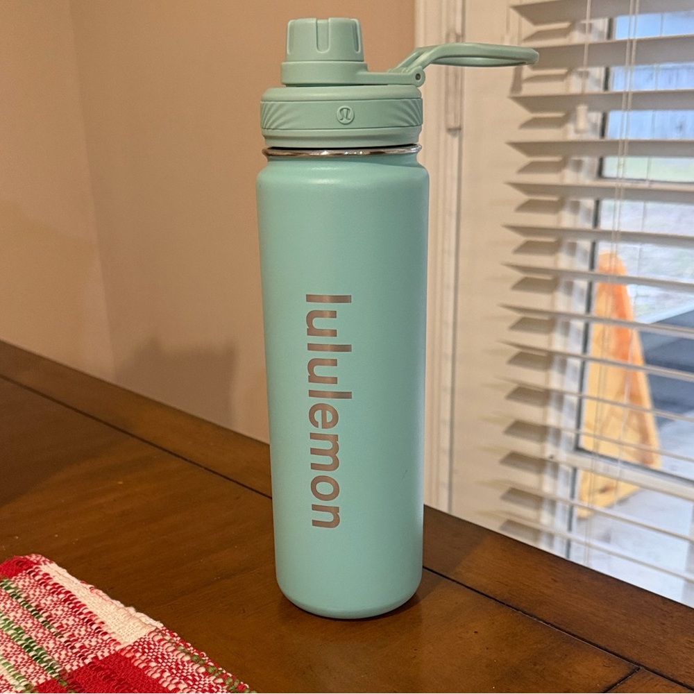 Lululemon Mint Green Water Bottle - 24 oz!